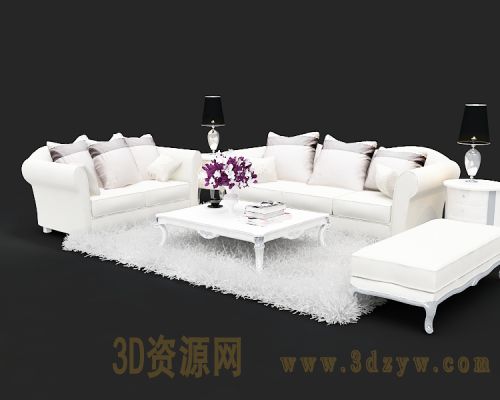 沙发组合模型