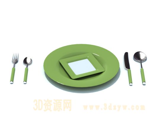 刀、叉子、勺子餐具 餐盘