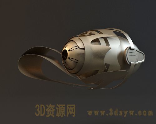 科幻飞行器3D打印模型