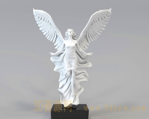 西方天使雕像模型 欧式人物雕塑摆件 天使女神