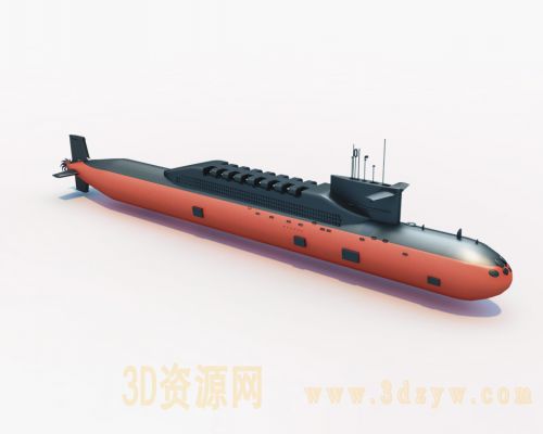094核潜艇模型 094型弹道导弹核潜艇