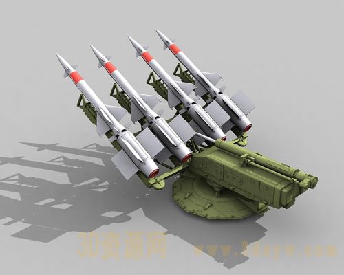 萨姆-3防空导弹模型 萨姆3导弹模型 sa-3导弹模型