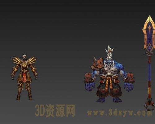 《全民超神》3D模型