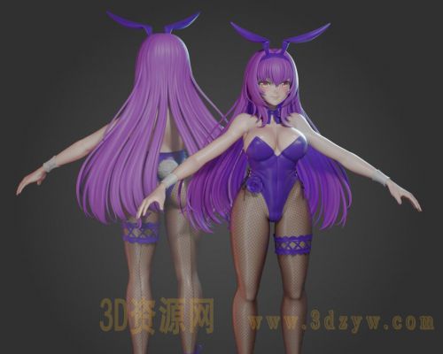 CGER-Yusuf Umar blender 制作的Scathach