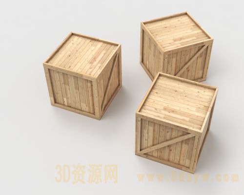 木箱子模型