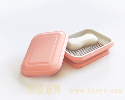 香皂盒模型 香皂3d模型