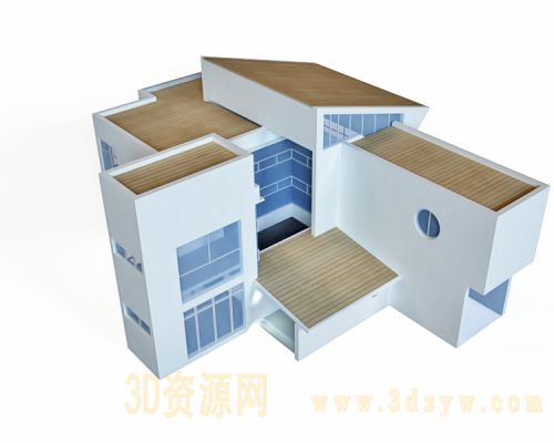 房子模型 别墅模型