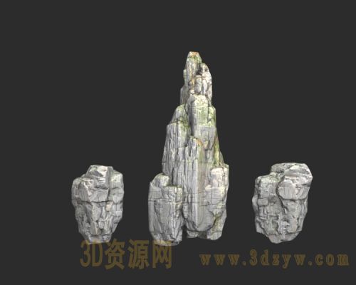 石头模型 山石