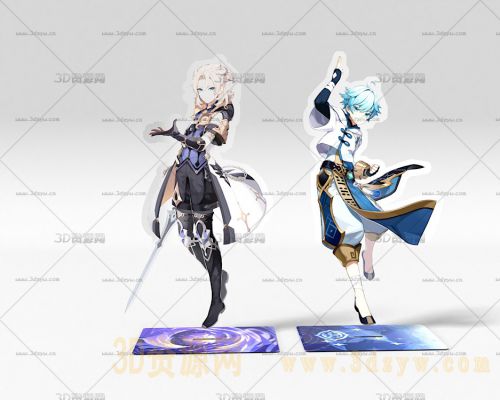 二次元人物展板 二次元人物卡片