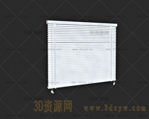 百叶窗 百叶窗帘模型