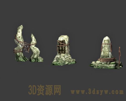 石碑模型