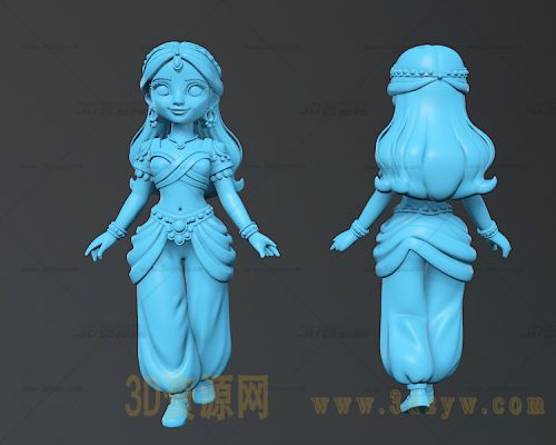 卡通女孩手办模型